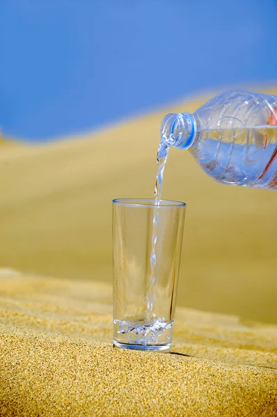 Água doce e deserto — Fotografia de Stock