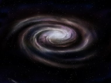 Spiral galaxy clipart