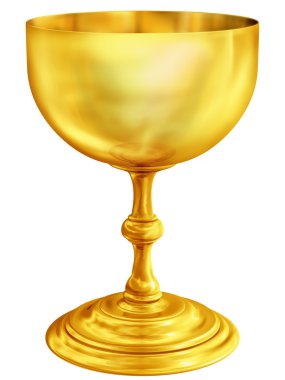 Golden chalice clipart