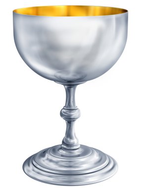 Silver chalice clipart