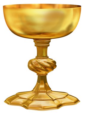 süslü altın chalice