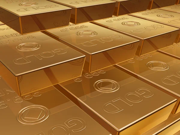 Gold bullion — Stock Photo, Image