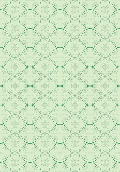 緑のシームレスパターン — ストックベクタ
