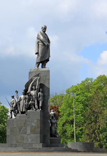 塔拉斯 · 舍甫琴科纪念碑 — 图库照片