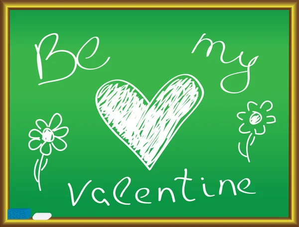 Be my valentine — Stock Vector