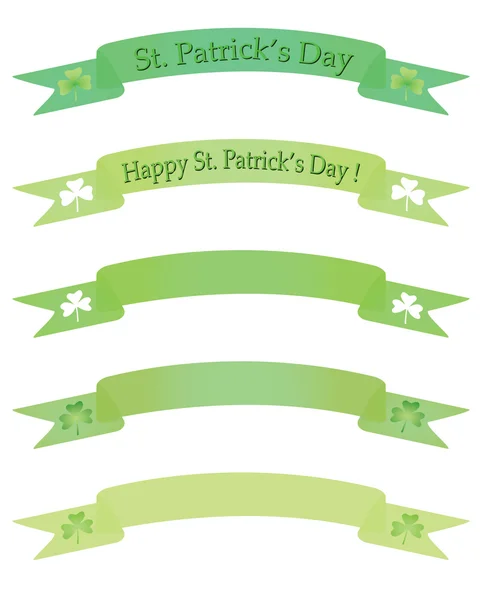Bannières pour la Saint Pastricks Day — Image vectorielle