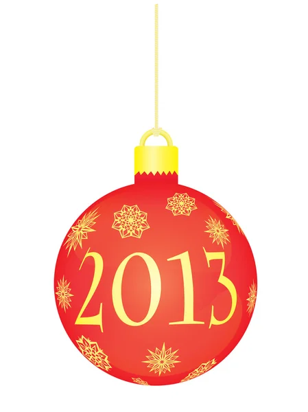 Vánoční koule 2013 — Stockový vektor