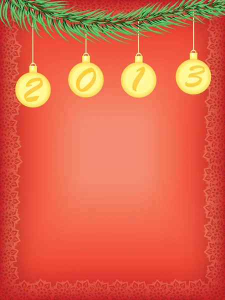 New year 2013 background — Stock Vector