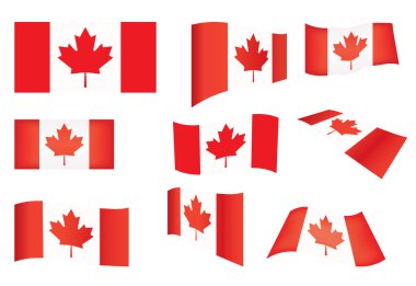 Kanada bayrakları kümesi