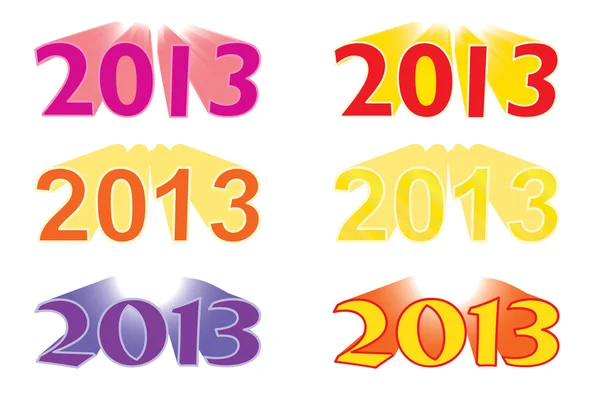 Új év 2013 — Stock Vector