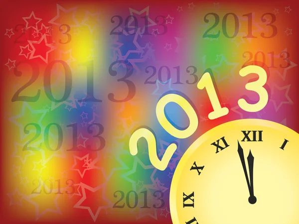 Parlak yeni yıl 2013 arka plan — Stok Vektör
