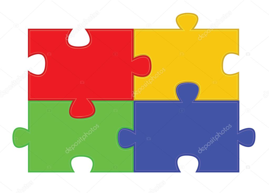 Jigsaw puzzle parts