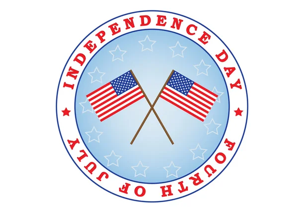 Independence Day sign — Stock Vector