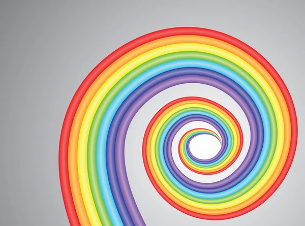 Rainbow spiral — Stock vektor