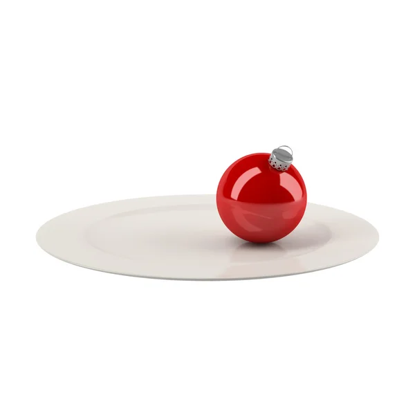 Sphere on a plate — Stock Photo, Image