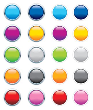 Glossy Buttons clipart