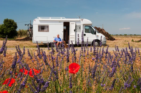 Travel by mobile home — Stock Photo, Image