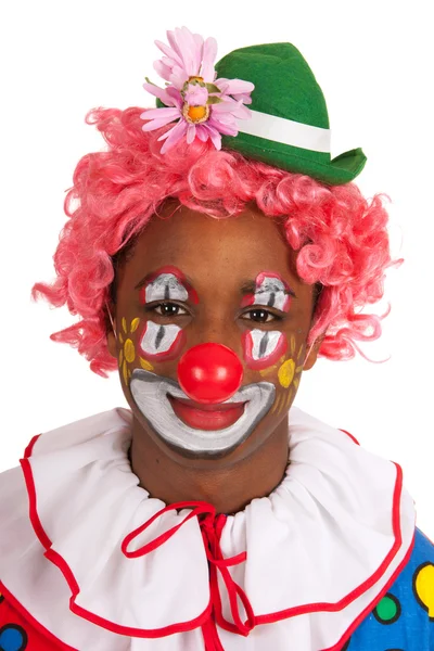 Портрет смішний клоун — стокове фото