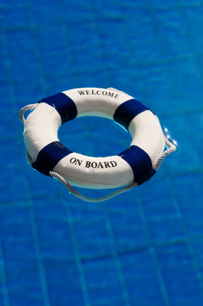 Life buoy in the swimming pool