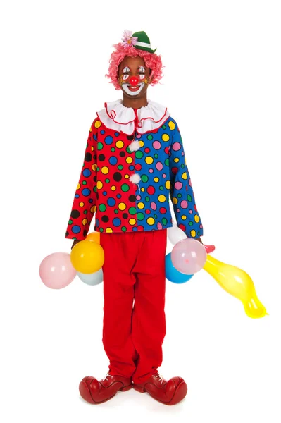 Забавный клоун — стоковое фото