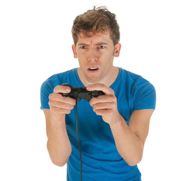 Mad gaming Stock Image