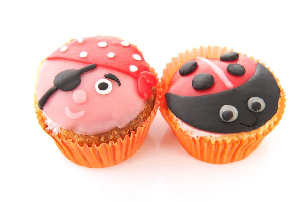 Cupcakes con decoración infantil —  Fotos de Stock