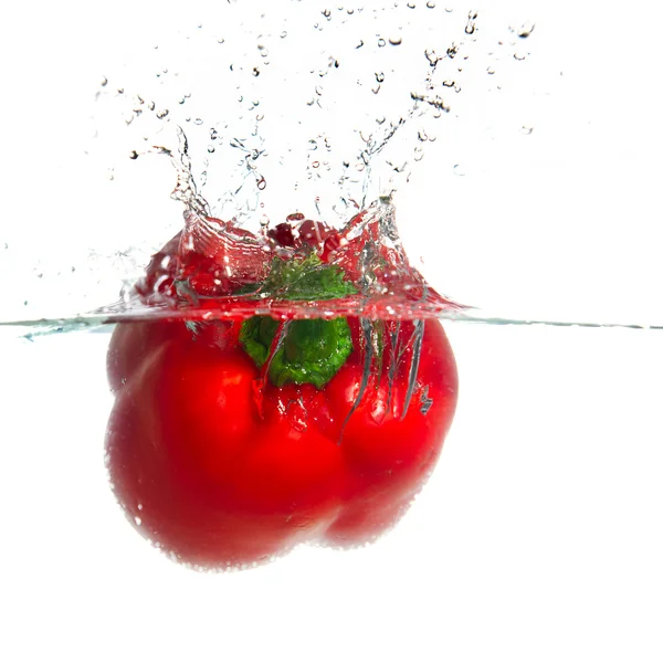 stock image Splashing paprika