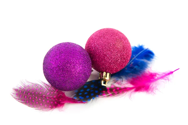 Blue and pink Christmas — Stock Photo, Image