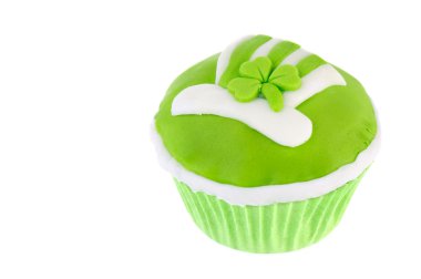 St. patricks day cupcake clipart