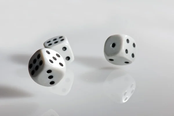 Flying dices — Stock Photo, Image