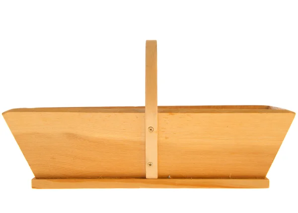 Деревянная корзина — стоковое фото