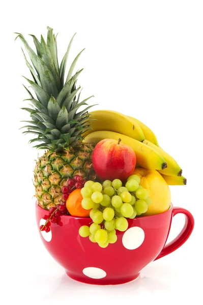 Wielki Puchar różnych owoców — Zdjęcie stockowe