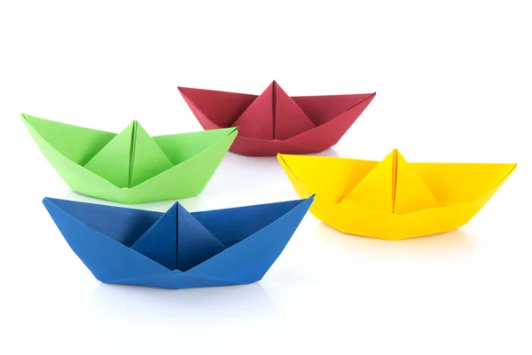 Barcos de papel — Fotografia de Stock