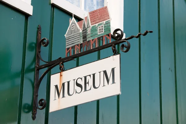 stock image Dutch sign for museum