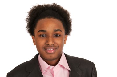 portre genç Afro-Amerikalı adam