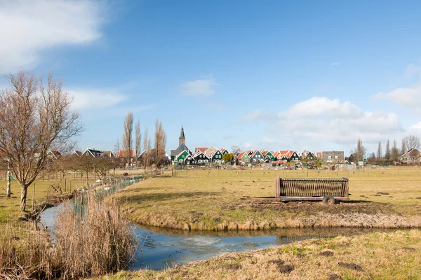 典型的なオランダの村 — ストック写真