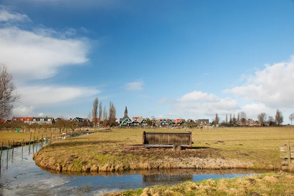 典型的なオランダの村 — ストック写真
