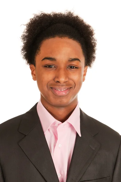 Portrét mladé afroamerické muž — Stock fotografie