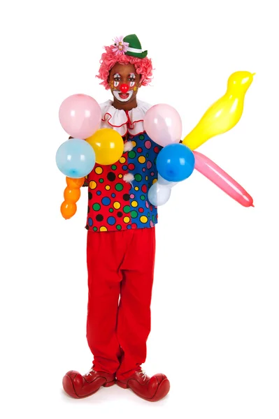 Porträt lustiger Clown — Stockfoto