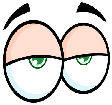 Sad Cartoon Eyes clipart