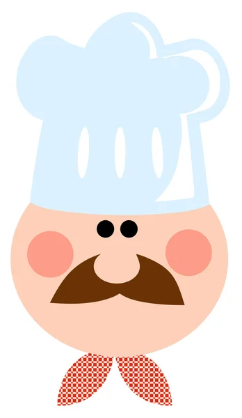 Cartoon chef-kok man — Stockfoto