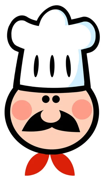 Cara de Chef con Sombrero — Foto de Stock