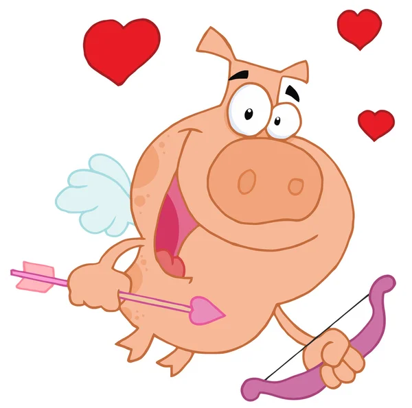 stock image Cupid Piggy