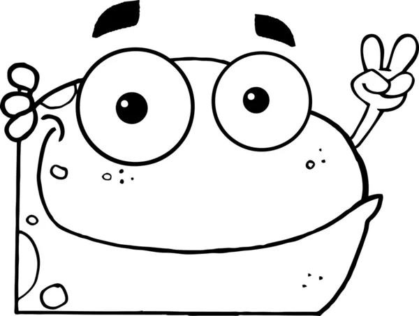 Przedstawione żaba — Zdjęcie stockowe