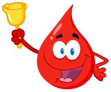 Blood Guy Ringing A Bell clipart