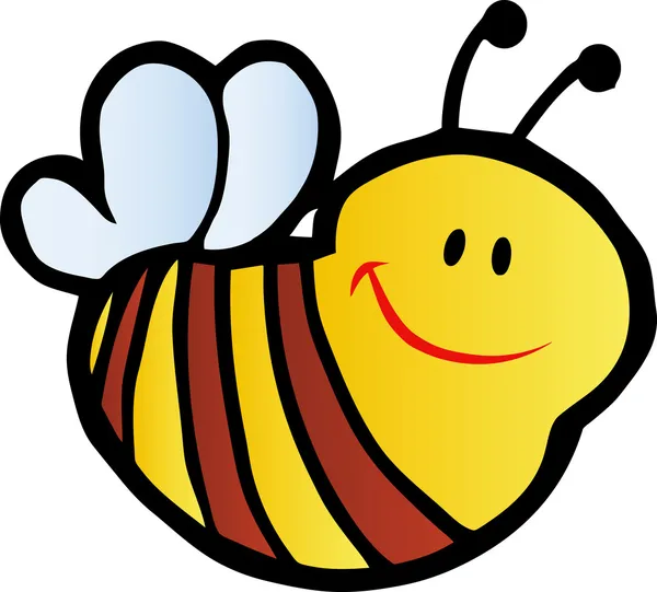 Χαμογελώντας μέλισσα — Φωτογραφία Αρχείου