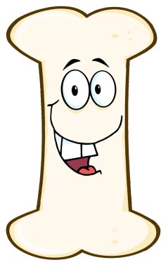 Bone Cartoon Character clipart