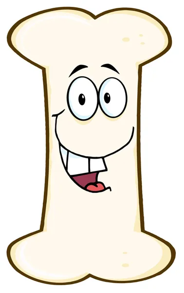 Bone Cartoon Character — Stock Photo, Image