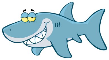 Shark Cartoon Character clipart