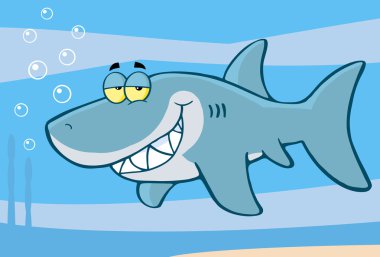 Happy Shark clipart